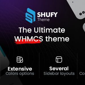 ShufyTheme - The Ultimate WHMCS Theme Version 1.2.6 Download
