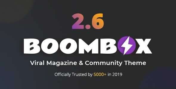 BoomBox Theme GPL v2.8.4 – Create Viral Magazine WordPress Websites