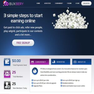 Bux Bery PTC script With Admin Panel