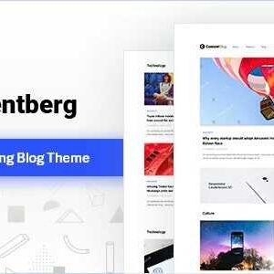 Contentberg Theme GPL v2.2.0 – Content Marketing & Personal Blog