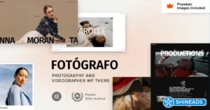 Fotógrafo Theme GPL v16 – Photography Videographer WordPress Theme