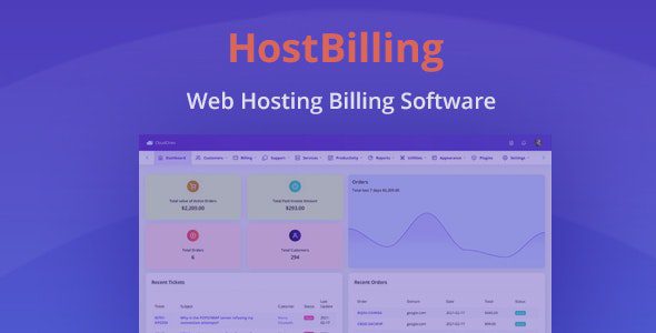 HostBilling GPL v2.0.0 – Web Hosting Billing & Automation Software