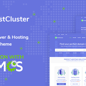 HostCluster Theme GPL v2.3 – WHMCS Server & Hosting WP Theme