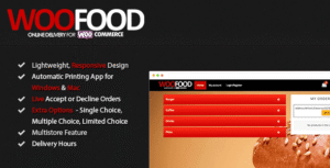 WooFood - Food Ordering Plugin (Delivery & Pickup) for WordPress Download