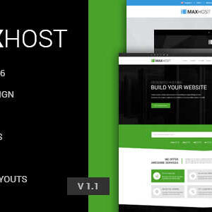 MaxHost Theme GPL v9.6.0 – Web Hosting, WHMCS and Corporate Business WP Website