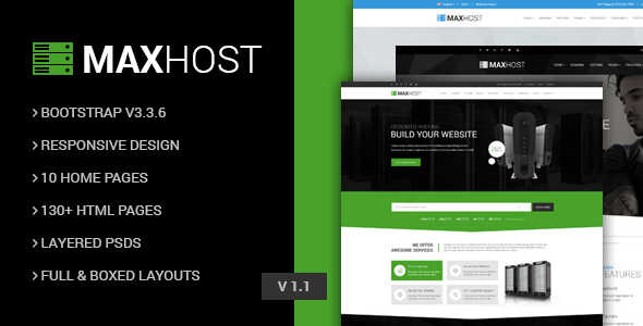 MaxHost Theme GPL v9.6.0 – Web Hosting, WHMCS and Corporate Business WP Website