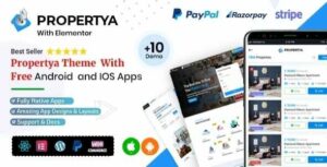 Propertya Theme GPL v1.1.0 – Real Estate WordPress Theme