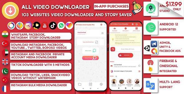 All Video Downloader & StorySaver App Source Code Download