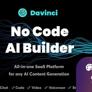 Davinci AI 7.3 – OpenAI Content, Text, Image, Voice, Chat, Code, Transcript, and Video Generator as SaaS