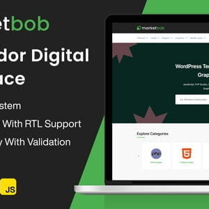 Marketbob – Multi-Vendor Digital Marketplace v2.3
