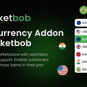 Multi-Currency Addon For Marketbob