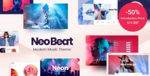 NeoBeat – Music WordPress Theme