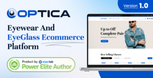 Optica – Eyewear & Sunglasses eCommerce Platform | Laravel-Based Online Store