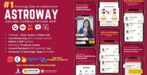Astroway v2.2.0 - Astrology Consultations, Chat, Audio/Video Calls, Live Streaming