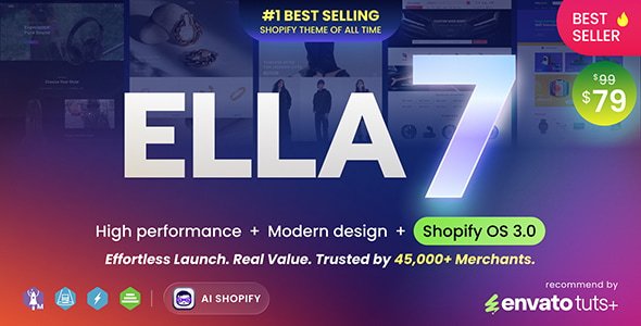 Ella - Multipurpose Shopify Theme OS 3.0 (Theme Block) Download