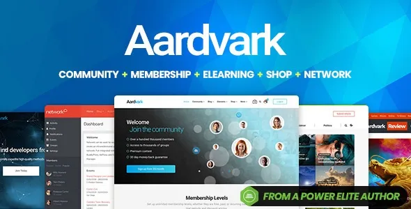 Aardvark 4.6.3 - BuddyPress, Membership & Community Theme