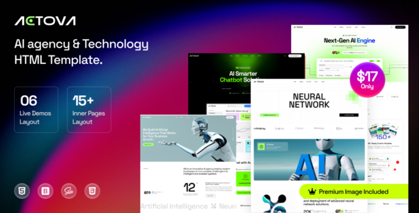 Actova - AI Agency Technology HTML Template