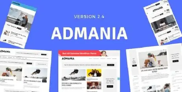 Admania 2.5.3 - AD Optimized WordPress Theme For Adsense & Affiliate Enthusiast