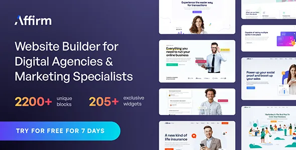 Affirm 4.1.4 – Marketing & Digital Agency WordPress Theme