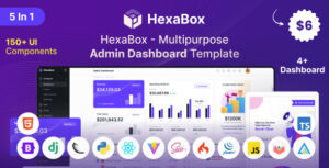 HexaBox - Multipurpose Admin Dashboard Template