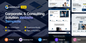Innovar - A Corporate Consulting Solution Site Template