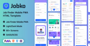 Jobko | Job Finder Mobile PWA HTML Template