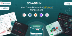 Ki-admin Laravel 12 Admin Dashboard Template