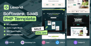 Lexend - Software, SaaS Startup PHP Template
