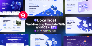 Localhost - Web Hosting Template with WHMCS + RTL