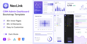 NexLink | CRM Admin Dashboard Bootstrap Template