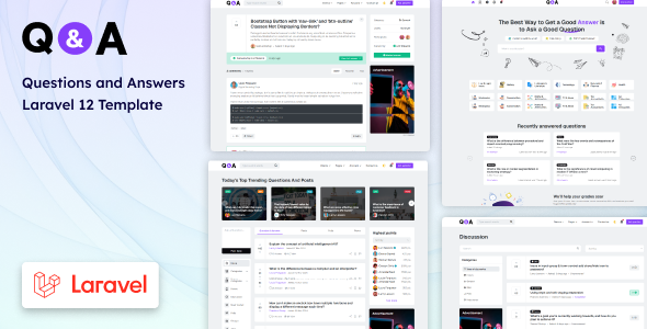 QA - Laravel 12 Questions and Answers Template