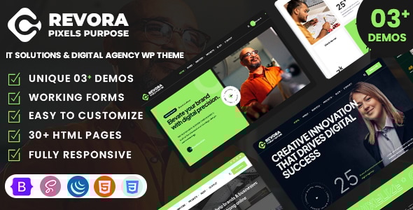 Revora - IT Solutions Digital Agency HTML Template