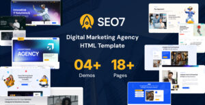 SEO7 - SEO Digital Marketing Agency HTML Template