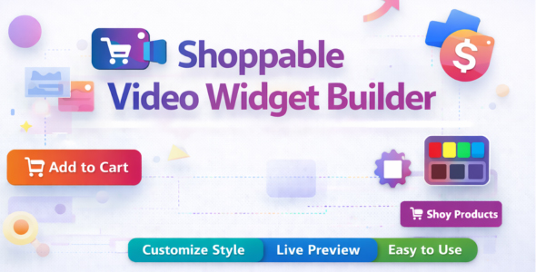 Shoppable Video Widget Builder - Floating Multi Style Popup