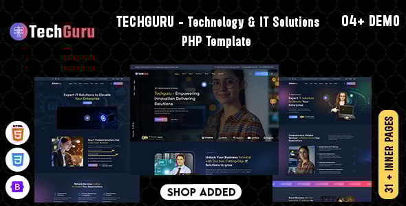 Techguru - Technology IT Solutions PHP Template