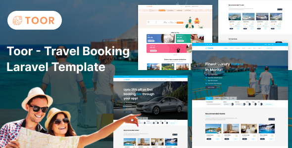 Toor – Travel Booking Laravel Template