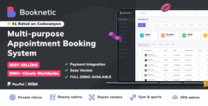 [20 Add-ons ] Booknetic – WordPress Booking Plugin for Appointment Scheduling