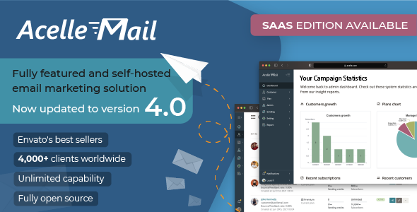 Acelle v4.1.5-p22 – Email Marketing Web Application Nulled