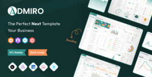 Admiro – React Nextjs Admin Dashboard Template