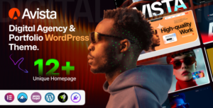 Avista - Digital Agency Portfolio WordPress Theme