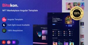 Bitakon – NFT Marketplace Angular Template