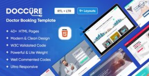 Doccure - Clinics and Doctors Online Appointment Booking HTML Template (Practo Clone)