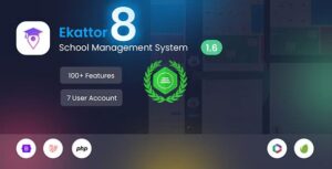 Ekattor 8 School Management System (SAAS) v2.2.1 + Transportation Addon Nulled