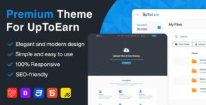 Flaty – Premium Theme For UpToEarn (27 February 2025) Download