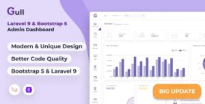 Gull - Bootstrap Laravel Admin Dashboard Template