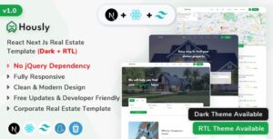 Hously - React Next.js Real Estate Template