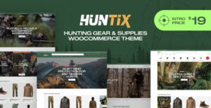 Huntix – Hunting Gear Supplies WooCommerce Theme