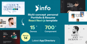 Info | Personal Portfolio React NextJs Template