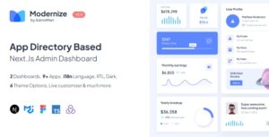 Modernize Next Js Admin Dashboard with App Directory