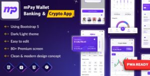 Mpay - E Wallet Banking HTML Mobile Template